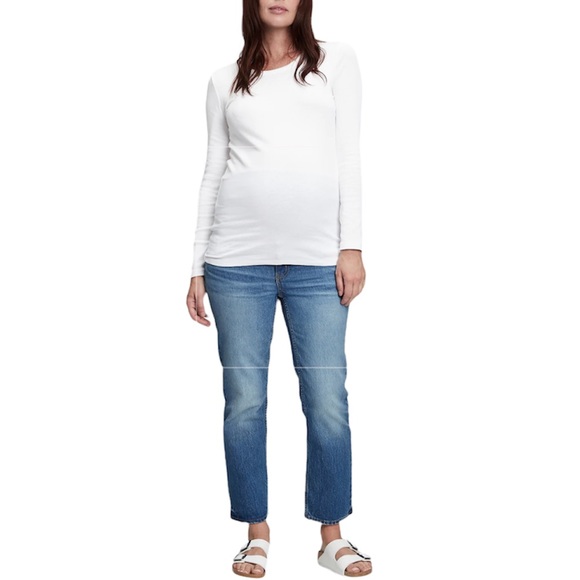 GAP Denim - New Maternity True Waistband Cheeky Straight Jeans